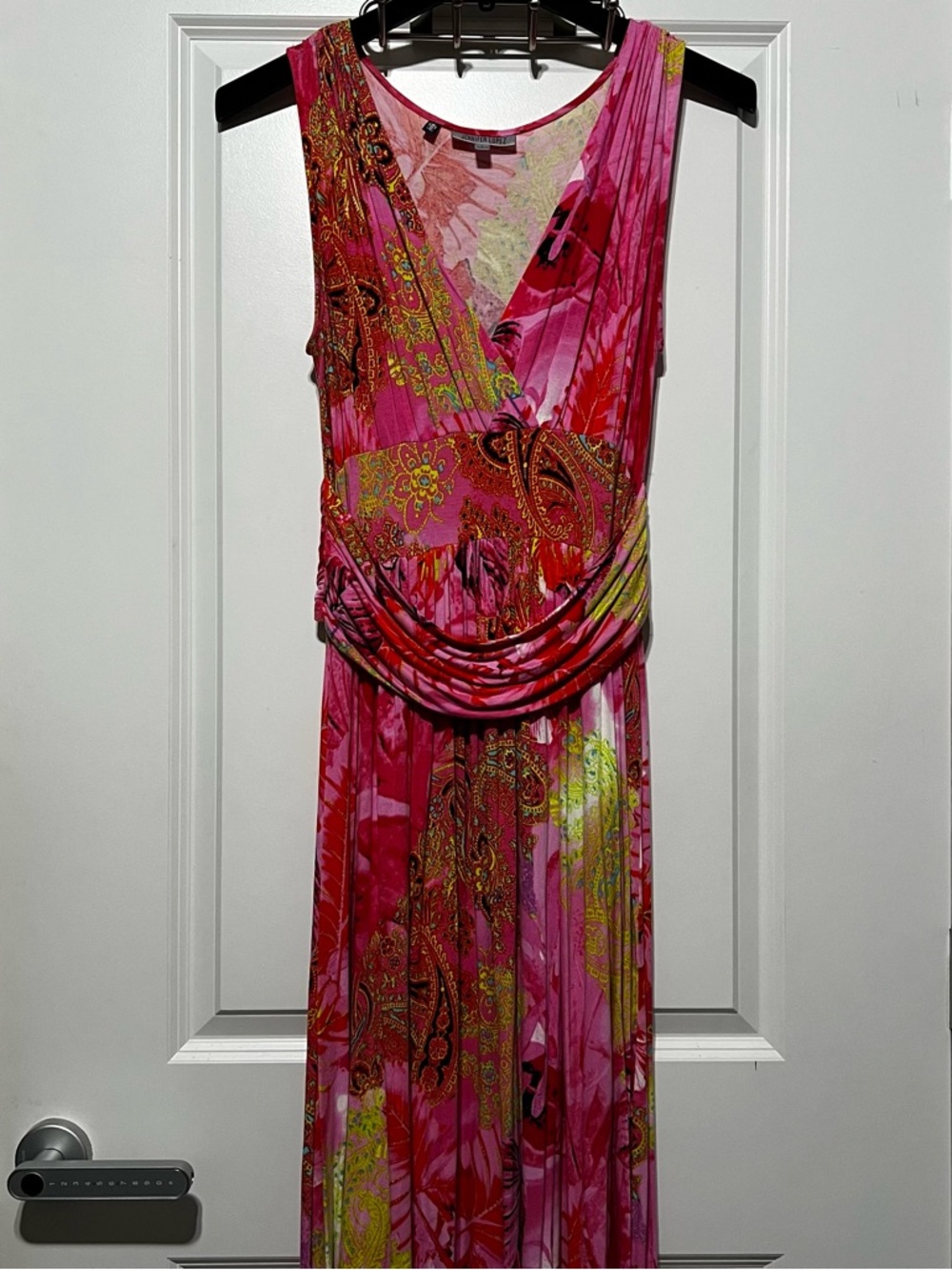 Jennifer Lopez Women’s Maxi Dress in Pink/Multi